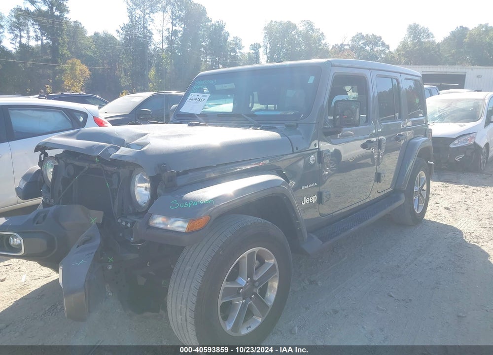 2022 JEEP WRANGLER UNLIMITED SAHARA 4X4 VIN: 1C4HJXEG2NW247930
