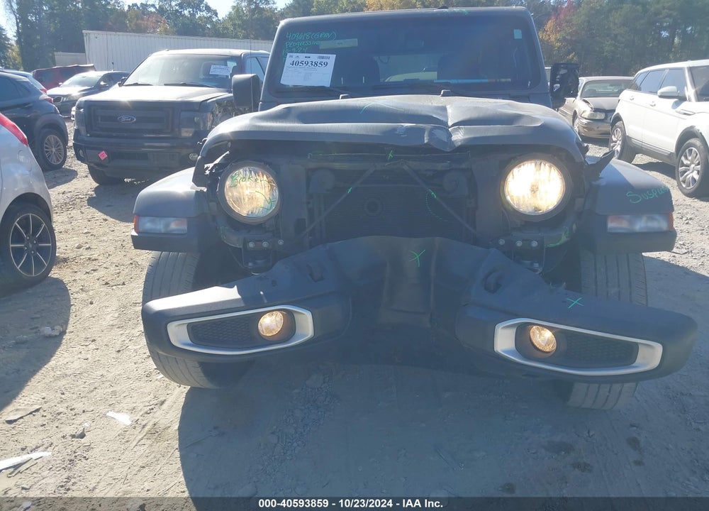 2022 JEEP WRANGLER UNLIMITED SAHARA 4X4 VIN: 1C4HJXEG2NW247930