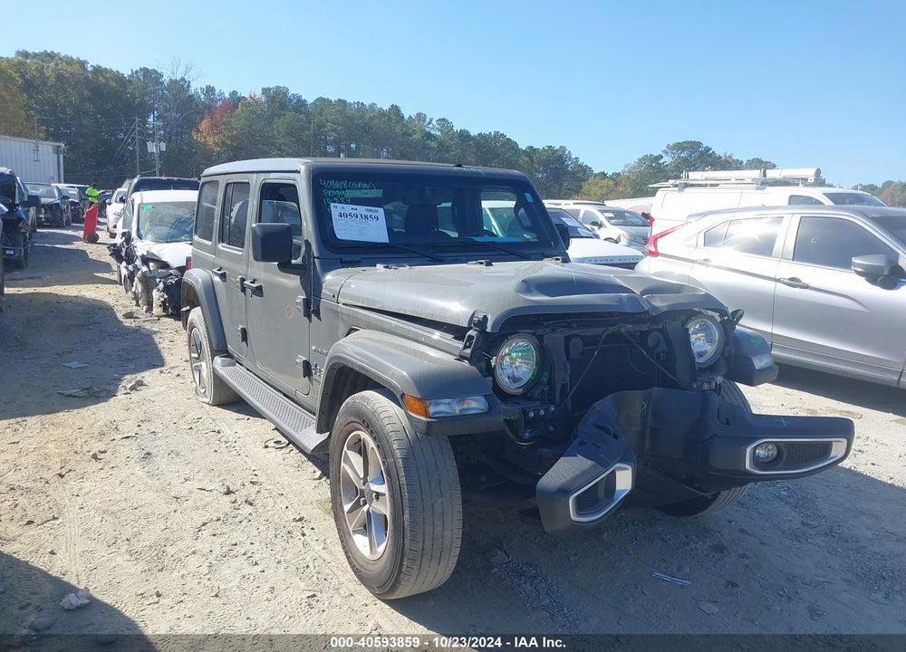 2022 JEEP WRANGLER UNLIMITED SAHARA 4X4 VIN: 1C4HJXEG2NW247930