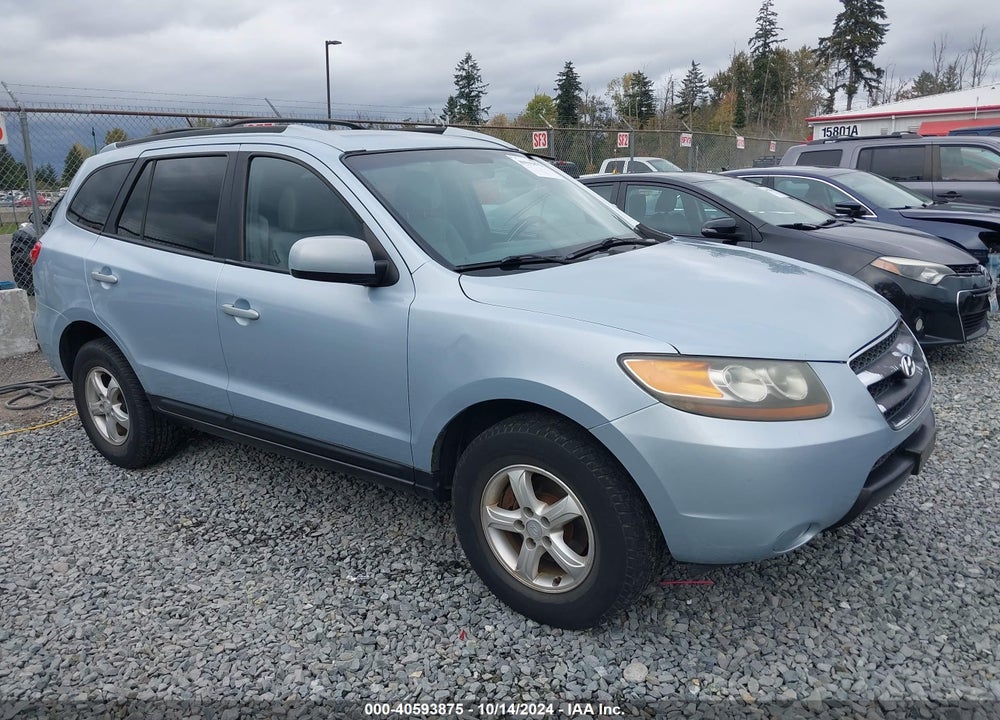 2007 HYUNDAI SANTA FE GLS VIN: 5NMSG73D17H083475