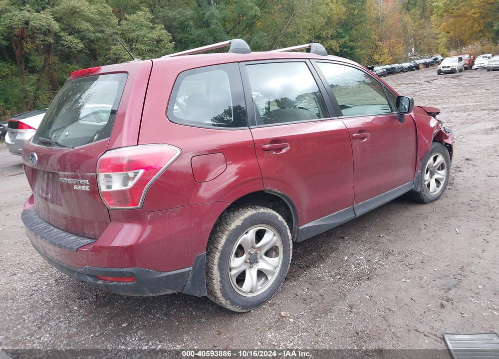 2015 SUBARU FORESTER 2.5I VIN: JF2SJAAC7FH826652