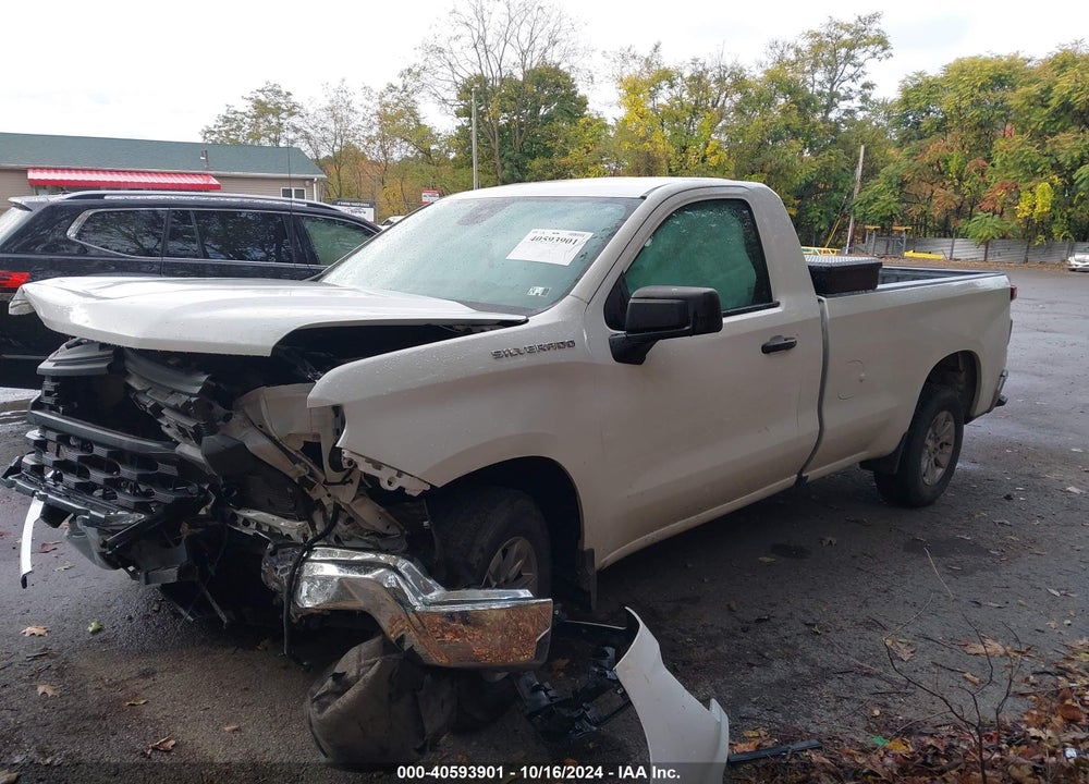 2022 CHEVROLET SILVERADO 1500 WORK TRUCK VIN: 3GCNAAED9NG581585