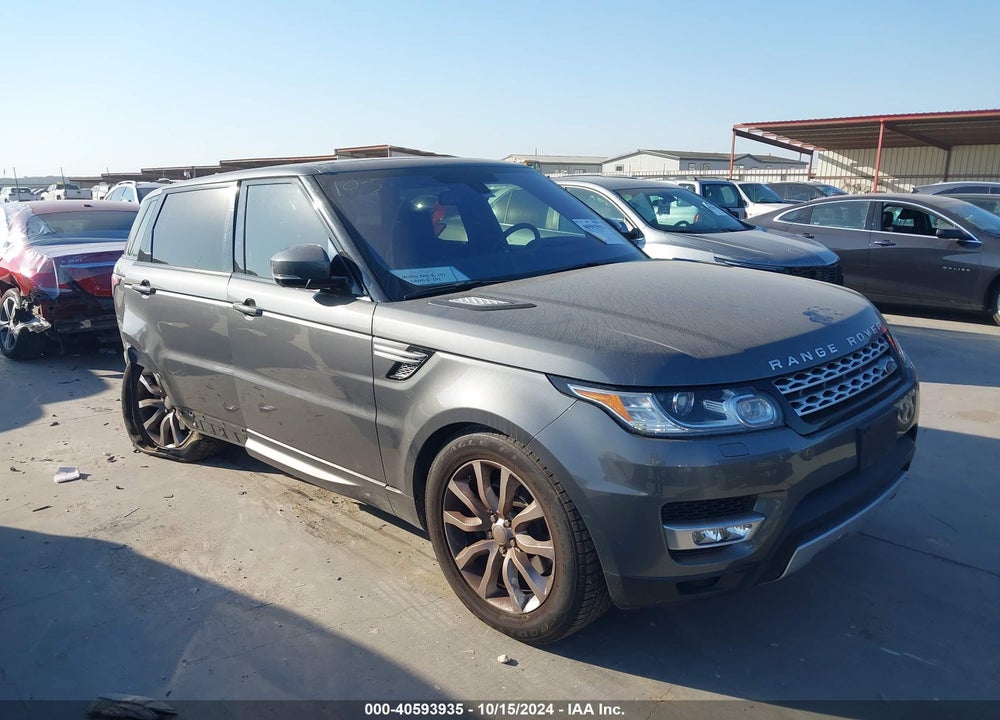 2016 LAND ROVER RANGE ROVER SPORT 3.0L V6 SUPERCHARGED HSE VIN: SALWR2VF7GA638350