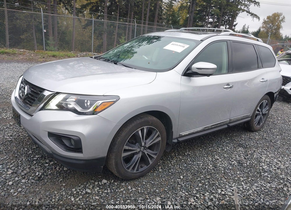 2019 NISSAN PATHFINDER PLATINUM VIN: 5N1DR2MN8KC652239