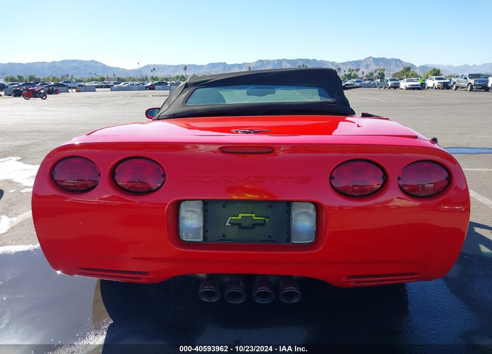 2002 CHEVROLET CORVETTE VIN: 1G1YY32G325109512