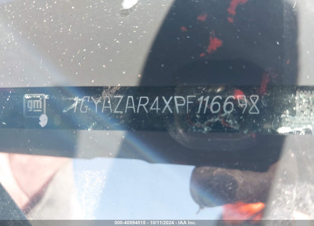 2023 CADILLAC XT4 FWD LUXURY VIN: 1GYAZAR4XPF116698