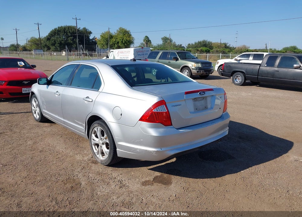 2012 FORD FUSION SE VIN: 3FAHP0HA6CR295868