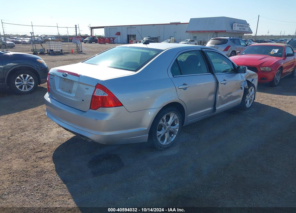2012 FORD FUSION SE VIN: 3FAHP0HA6CR295868