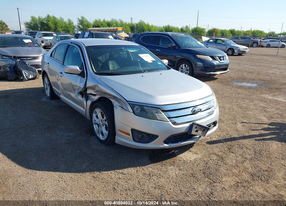 2012 FORD FUSION SE VIN: 3FAHP0HA6CR295868