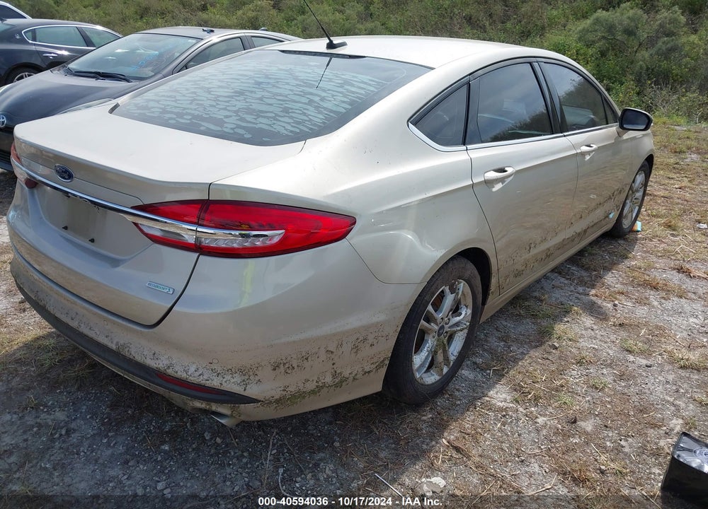 2018 FORD FUSION SE VIN: 3FA6P0HD3JR281716