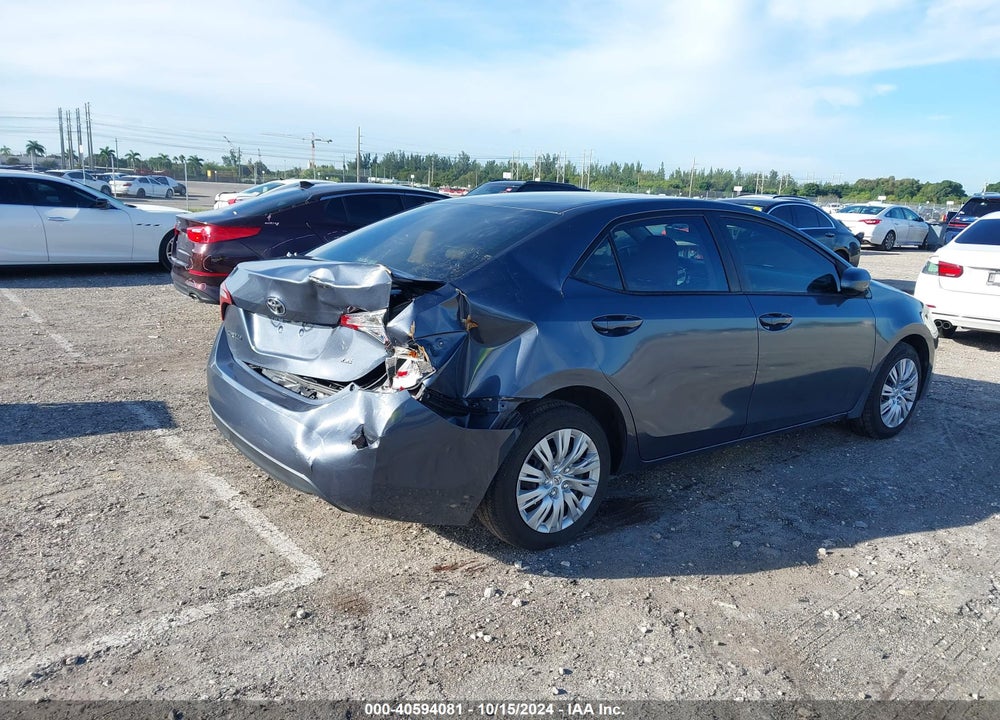 2016 TOYOTA COROLLA LE VIN: 5YFBURHE0GP381110