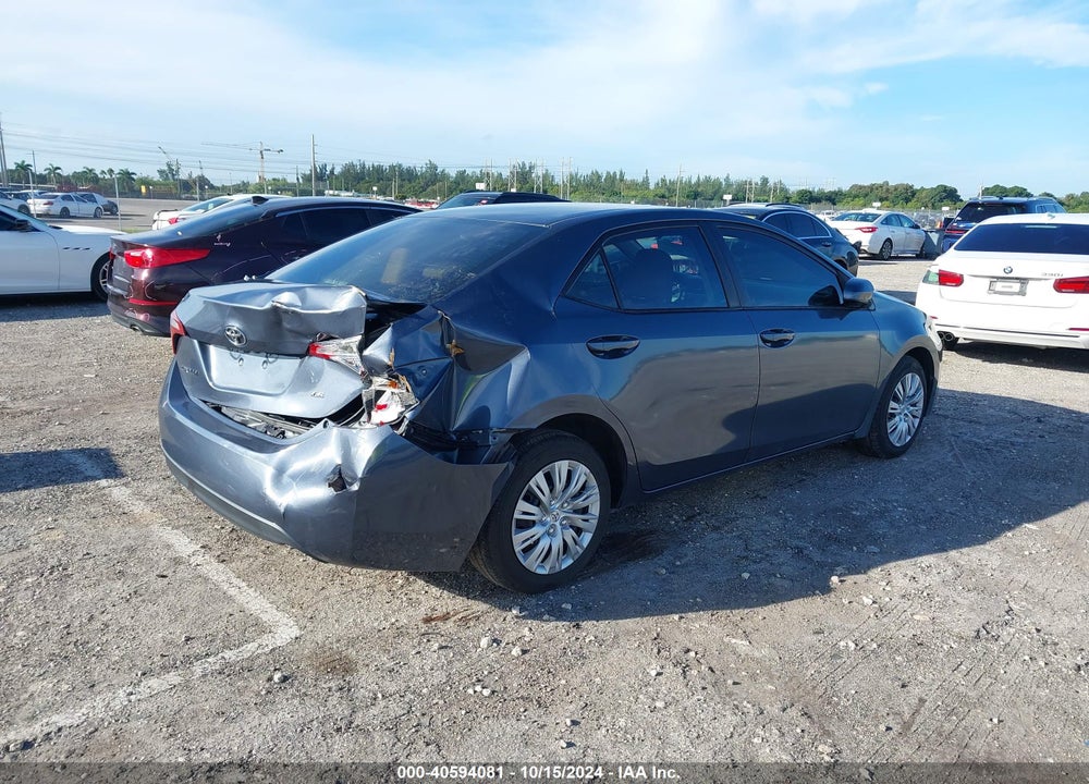 2016 TOYOTA COROLLA LE VIN: 5YFBURHE0GP381110