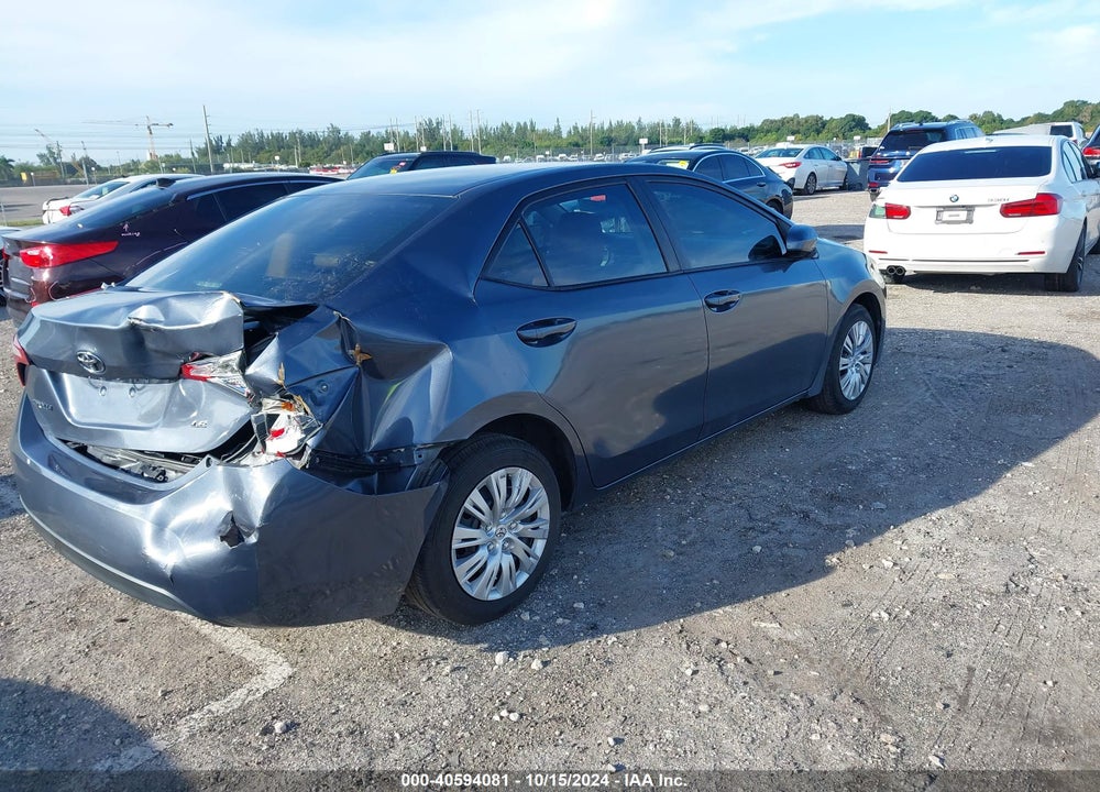 2016 TOYOTA COROLLA LE VIN: 5YFBURHE0GP381110