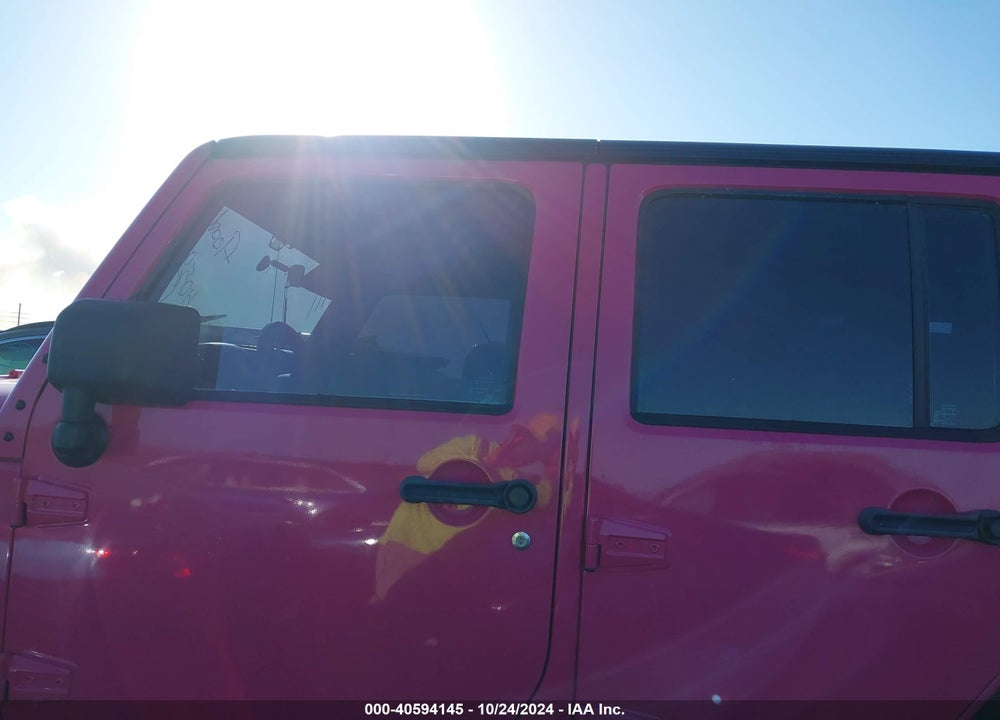 2013 ANGLER JEEP WR UNLIMITED SPORT VIN: 1C4BJWDG1DL648483