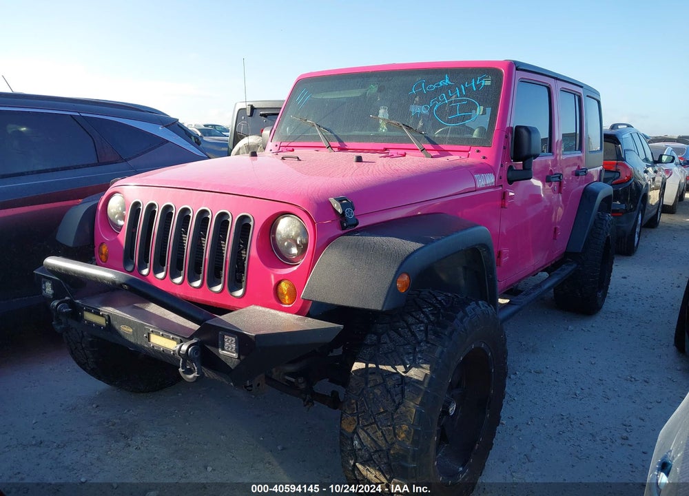2013 ANGLER JEEP WR UNLIMITED SPORT VIN: 1C4BJWDG1DL648483