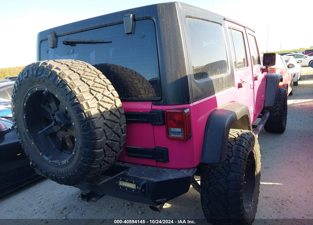 2013 ANGLER JEEP WR UNLIMITED SPORT VIN: 1C4BJWDG1DL648483