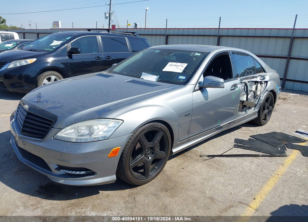 2012 MERCEDES-BENZ S 550 VIN: WDDNG7DB6CA452982