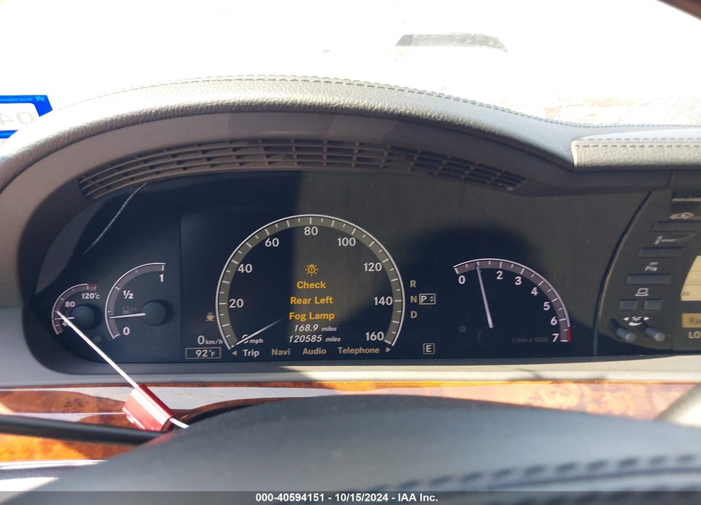 2012 MERCEDES-BENZ S 550 VIN: WDDNG7DB6CA452982