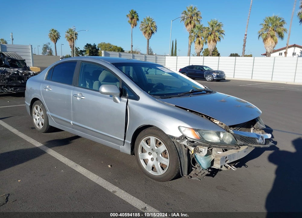 2010 HONDA CIVIC LX VIN: 19XFA1F53AE080645