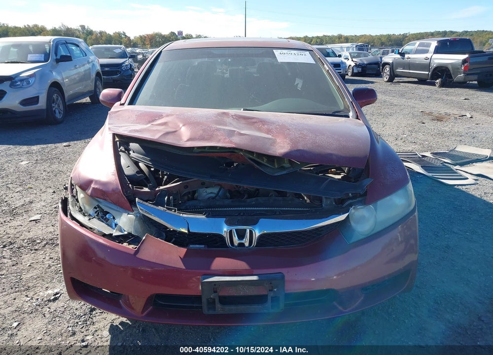 2009 HONDA CIVIC EX VIN: 2HGFA16819H528327