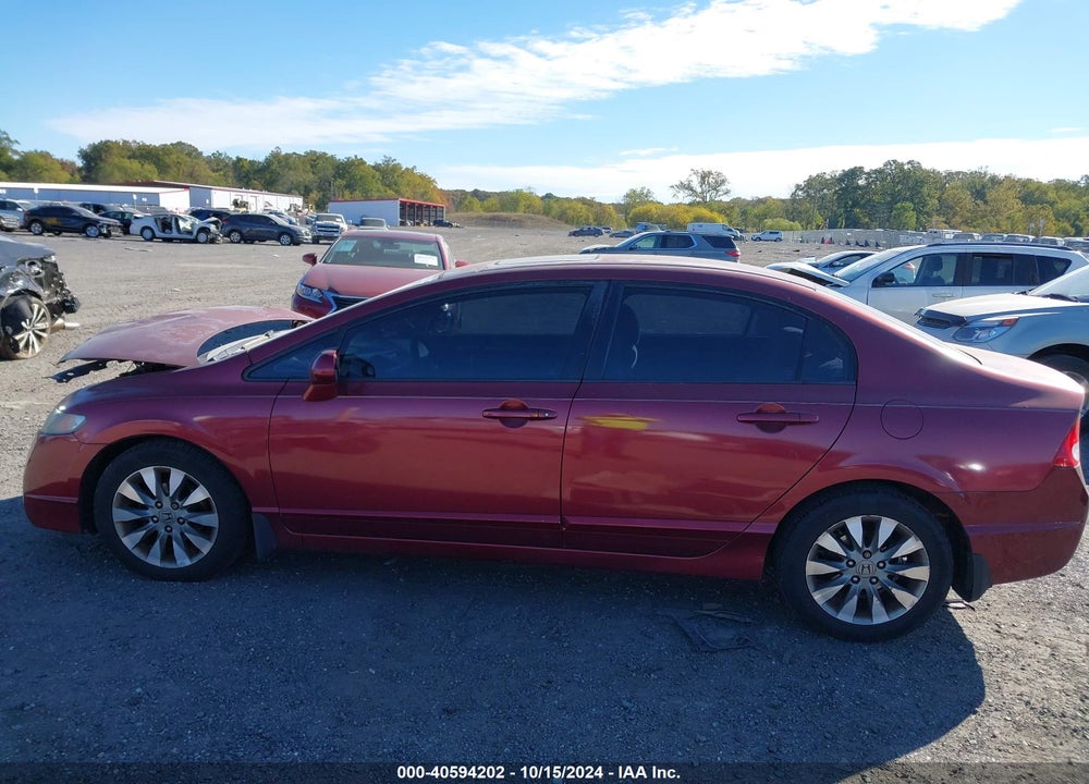2009 HONDA CIVIC EX VIN: 2HGFA16819H528327