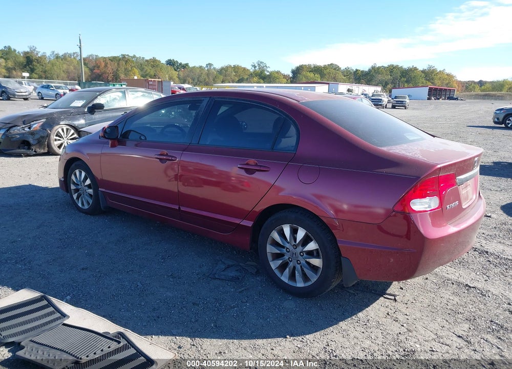 2009 HONDA CIVIC EX VIN: 2HGFA16819H528327