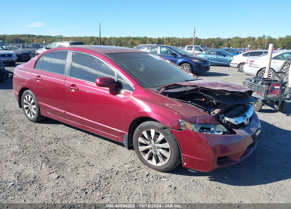2009 HONDA CIVIC EX VIN: 2HGFA16819H528327