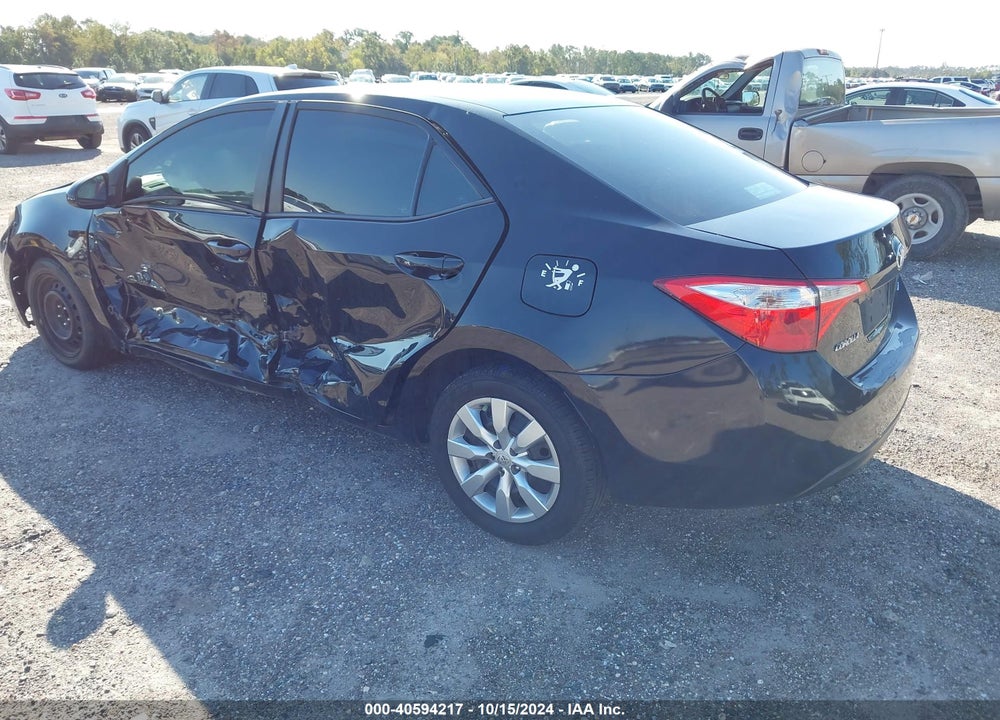 2016 TOYOTA COROLLA LE VIN: 2T1BURHE4GC548049