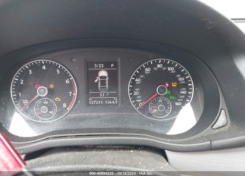 2013 VOLKSWAGEN PASSAT 2.5L SE VIN: 1VWBP7A36DC096126