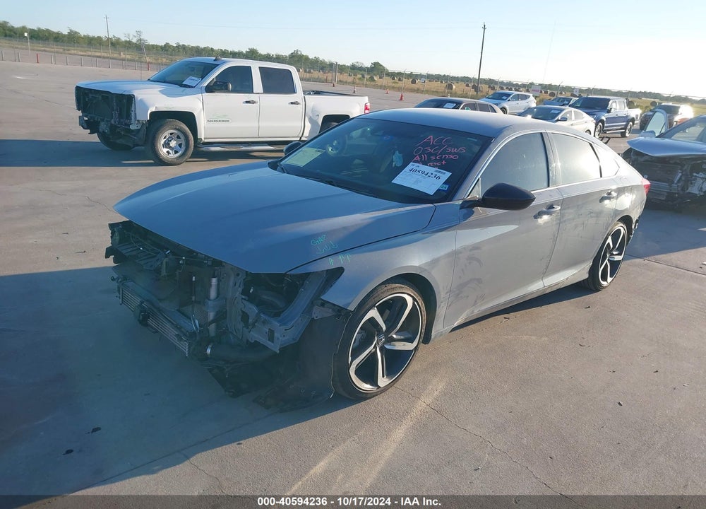 2022 HONDA ACCORD SPORT VIN: 1HGCV1F39NA093657