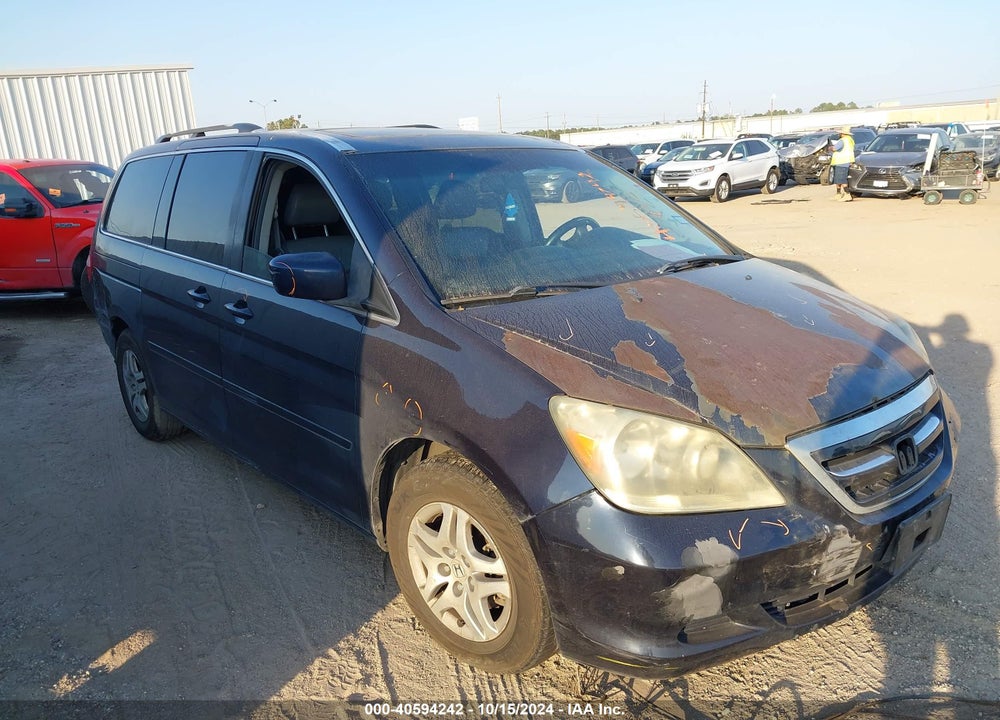 2006 HONDA ODYSSEY EX-L VIN: 5FNRL38746B078552