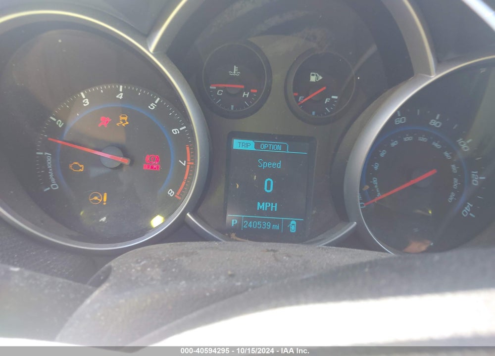 2013 CHEVROLET CRUZE 2LT AUTO VIN: 1G1PE5SB7D7150138