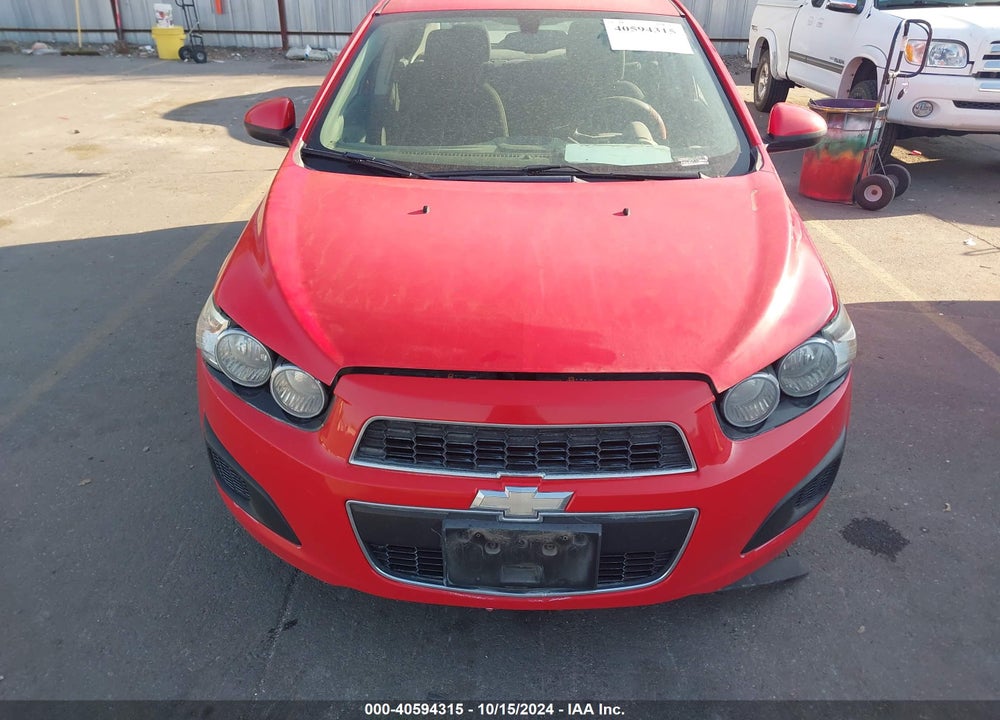 2014 CHEVROLET SONIC LT MANUAL VIN: 1G1JD5SH3E4220282