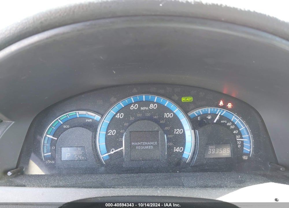 2013 TOYOTA CAMRY HYBRID LE VIN: 4T1BD1FK7DU073100