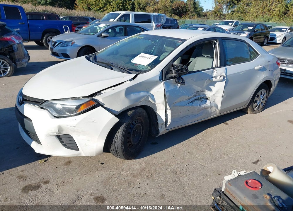 2014 TOYOTA COROLLA LE ECO VIN: 5YFBPRHE7EP042168