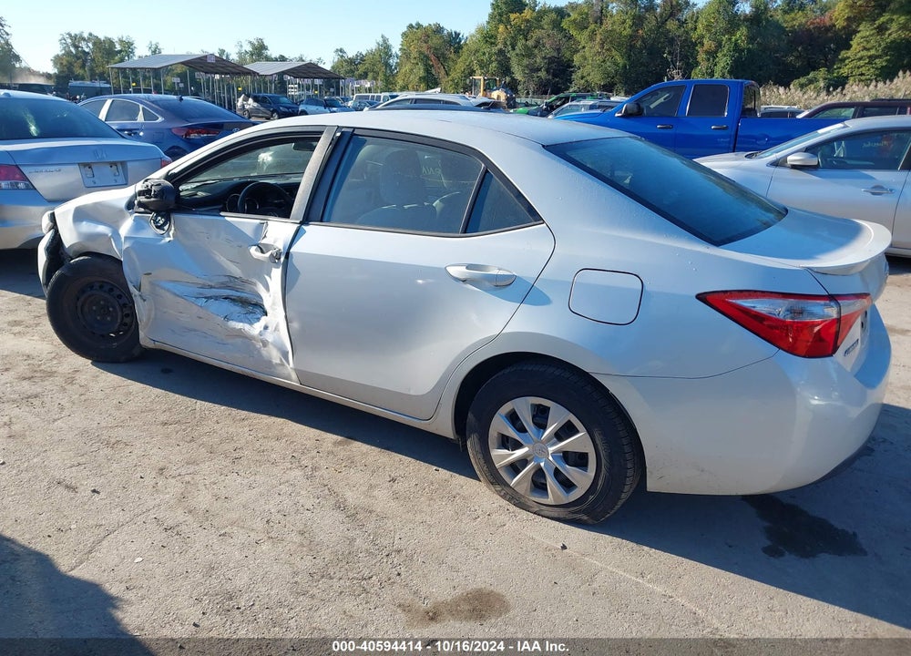2014 TOYOTA COROLLA LE ECO VIN: 5YFBPRHE7EP042168