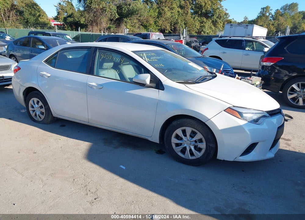 2014 TOYOTA COROLLA LE ECO VIN: 5YFBPRHE7EP042168