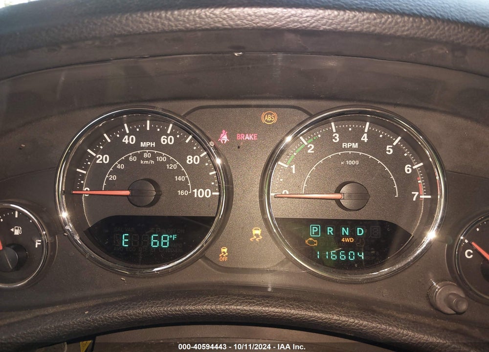 2012 JEEP WRANGLER UNLIMITED SPORT VIN: 1C4BJWDG4CL272408