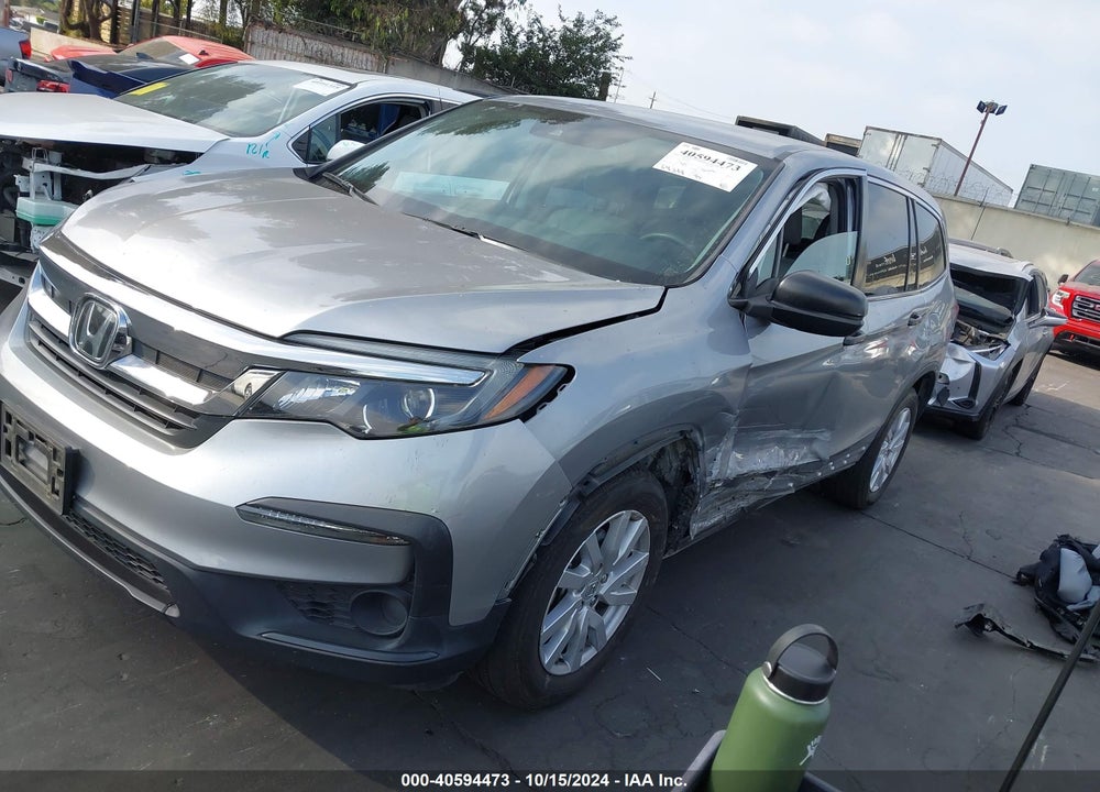 2020 HONDA PILOT 2WD LX VIN: 5FNYF5H19LB007871