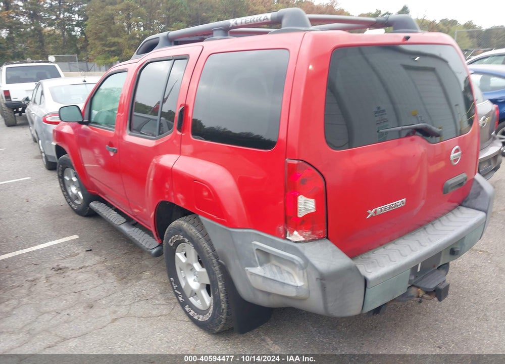 2008 NISSAN XTERRA S VIN: 5N1AN08W98C513932
