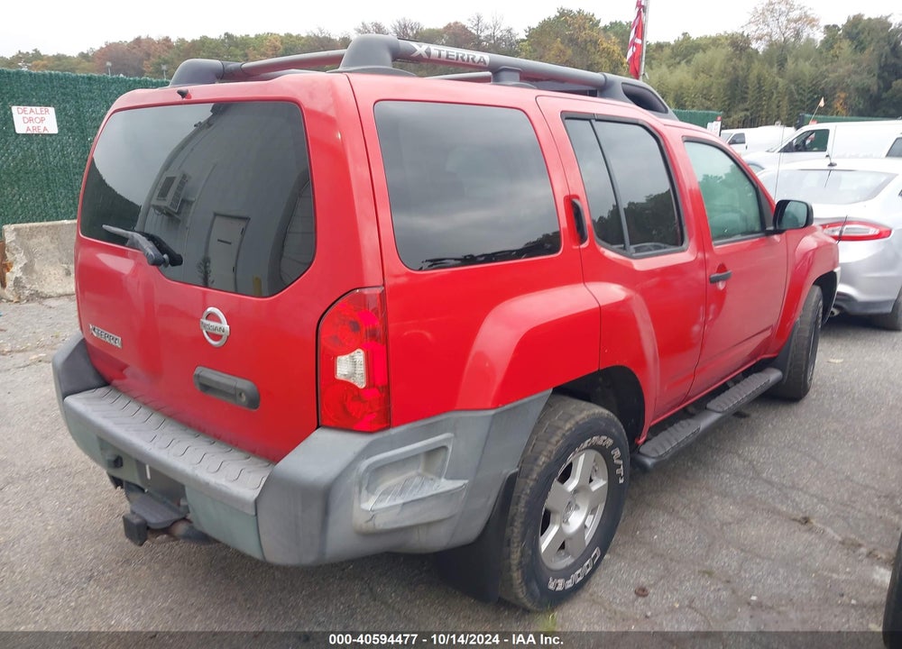 2008 NISSAN XTERRA S VIN: 5N1AN08W98C513932
