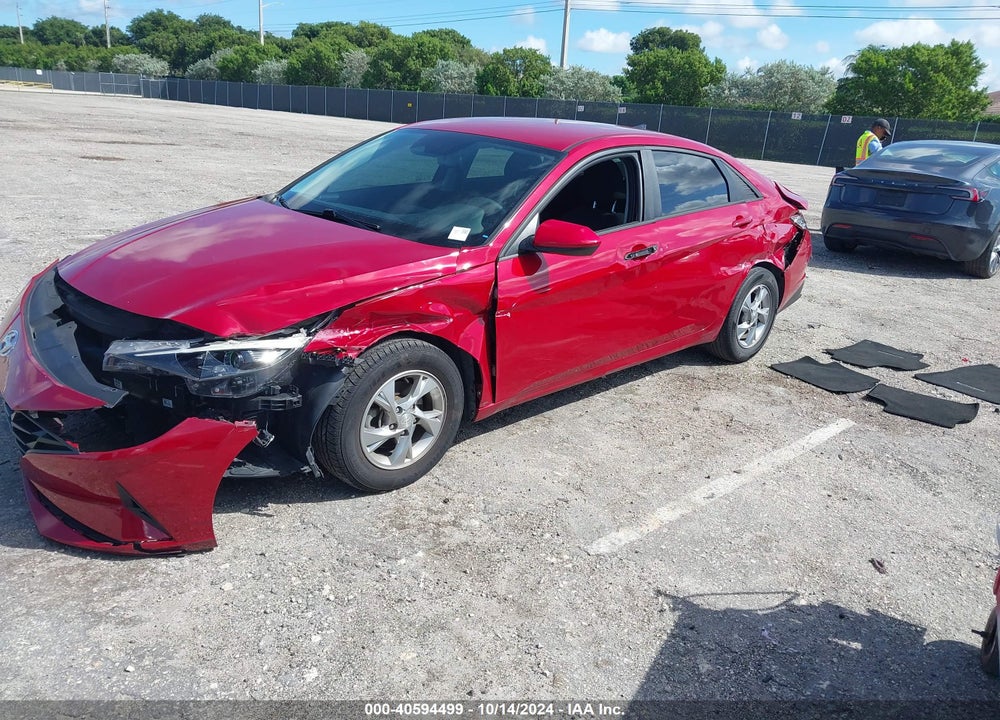 2021 HYUNDAI ELANTRA SE VIN: KMHLL4AG4MU141719