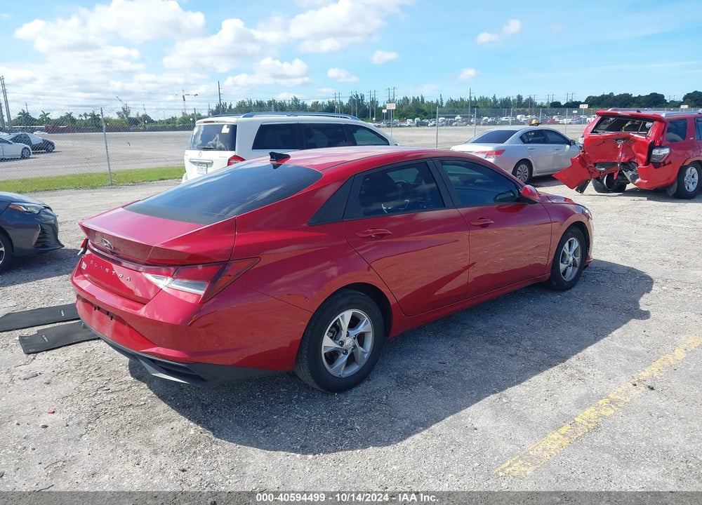 2021 HYUNDAI ELANTRA SE VIN: KMHLL4AG4MU141719