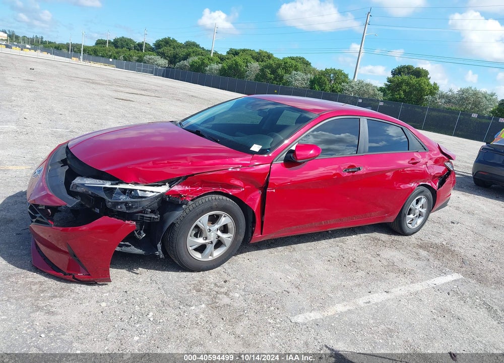 2021 HYUNDAI ELANTRA SE VIN: KMHLL4AG4MU141719