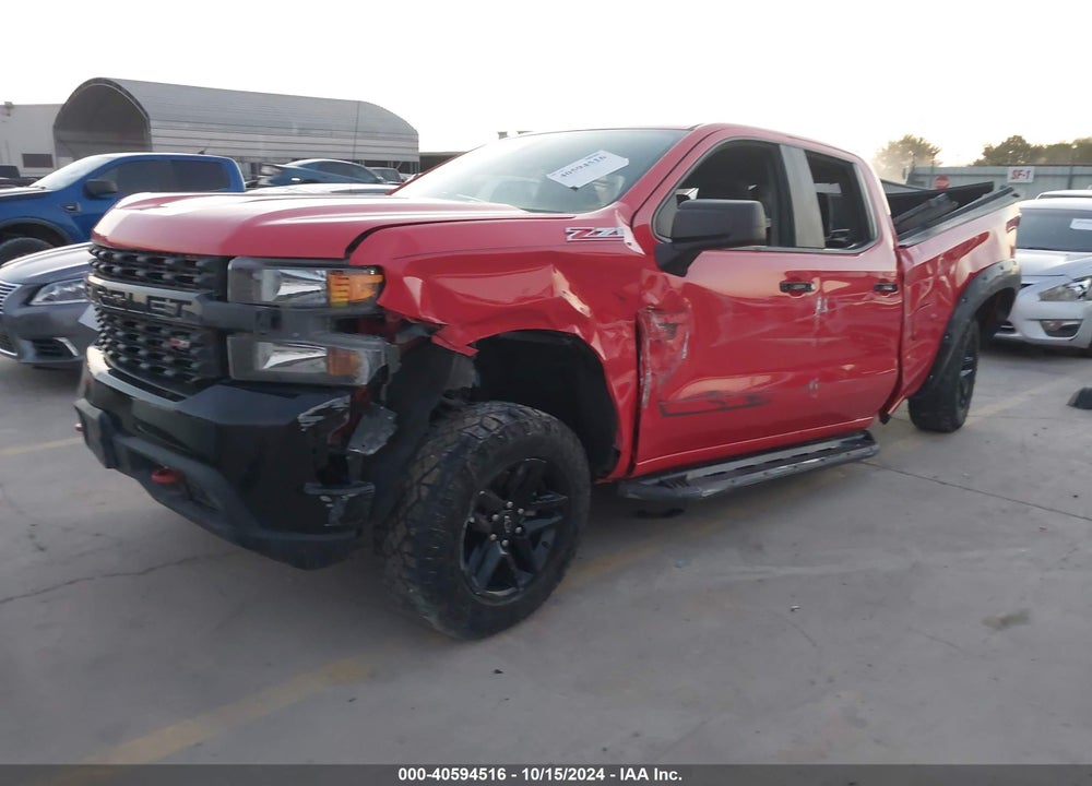 2019 CHEVROLET SILVERADO 1500 CUSTOM TRAIL BOSS VIN: 1GCRYCEF7KZ338671