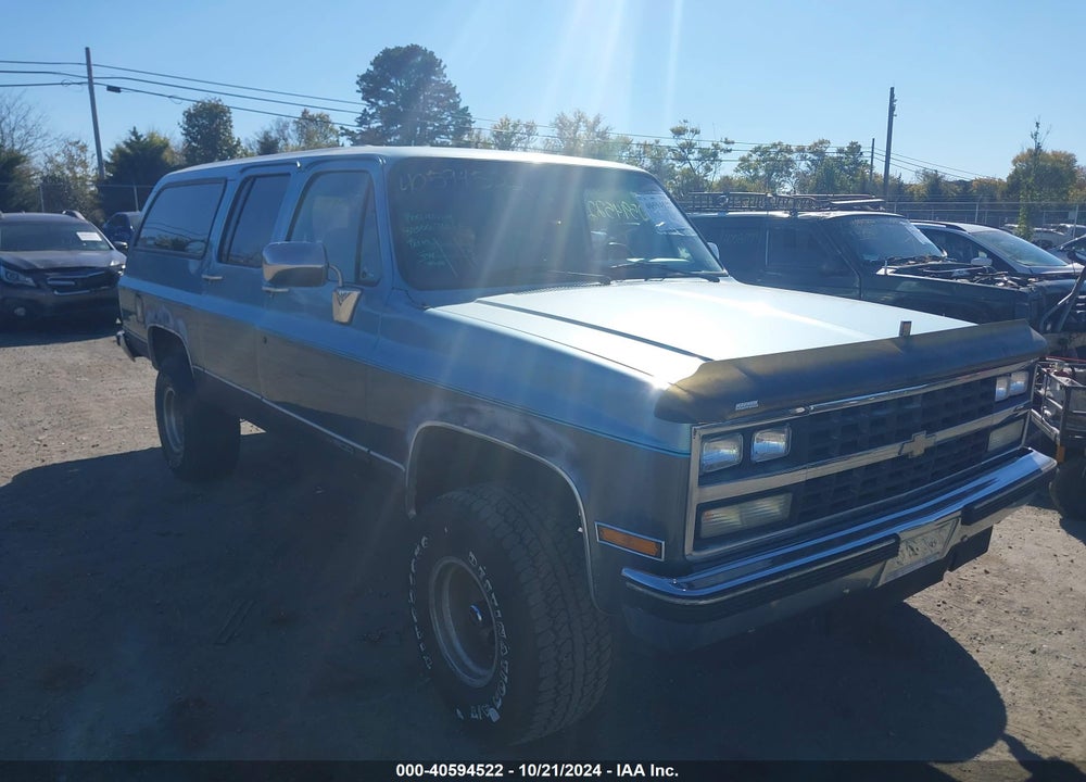 1989 CHEVROLET SUBURBAN V1500 VIN: 1GNEV16KXKF130946