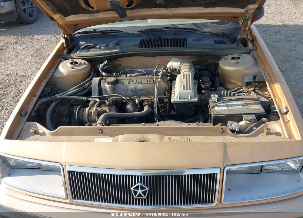 1986 CHRYSLER LEBARON GTS VIN: 1C3BH48E1GN131609