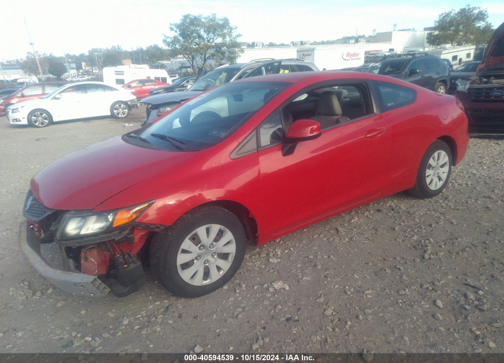 2012 HONDA CIVIC LX VIN: 2HGFG3B57CH564455