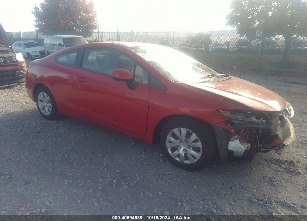2012 HONDA CIVIC LX VIN: 2HGFG3B57CH564455