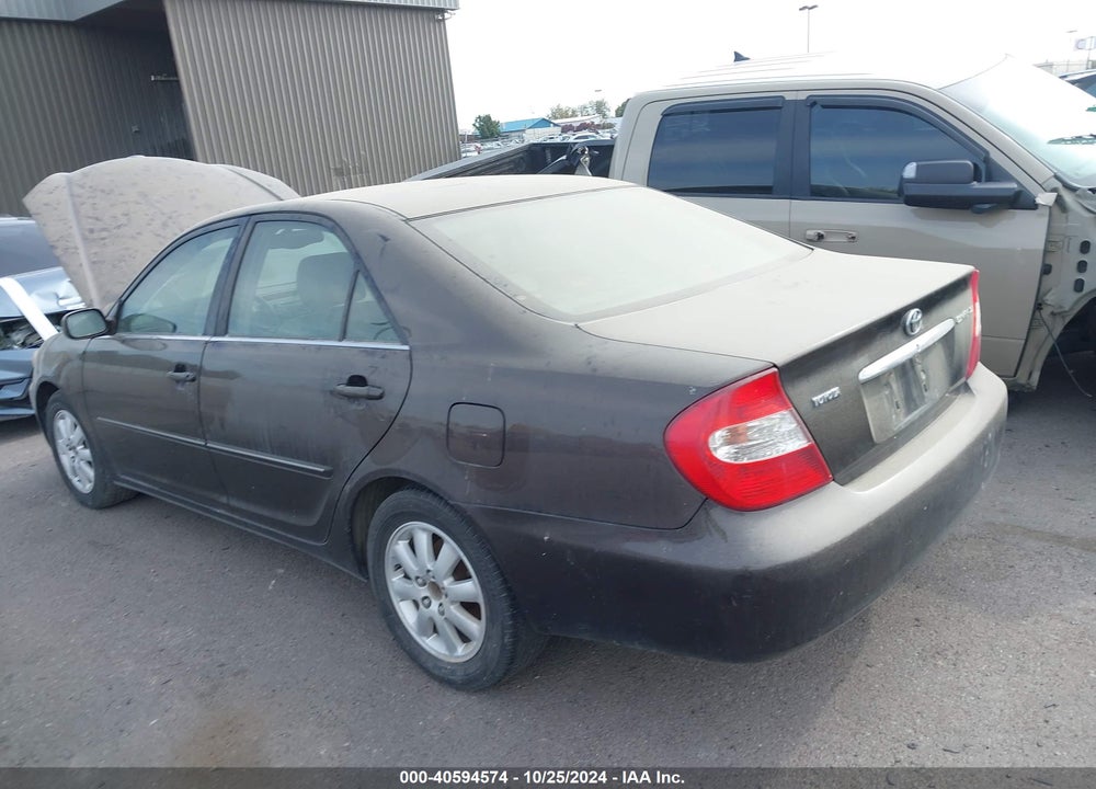 2003 TOYOTA CAMRY XLE VIN: JTDBE30K130182566